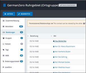 Ortsgruppe > Reiter "Beziehungen"