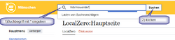 Hier deinen Suchbegriff mit Wildcard (*) eingeben