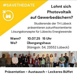 Flyer für Veranstaltung "Mehr PV im Gewerbegebiet