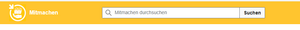 Über jeder Seite ist dieses Suchfeld