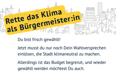 Flyer des Bürgermeisterspiels I Credits: BremenZero