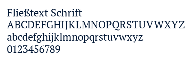 LocalZero Hausschrift PT Serif Regular