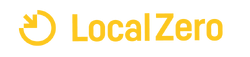 (2) LocalZero-Logo einzeilig Sonnengelb