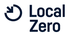LocalZero-Logo bestehend aus Bildmarke und Schriftzug